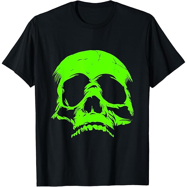 Amazon.com: Bright Green Skull Zip Hoodie : Clothing, Shoes