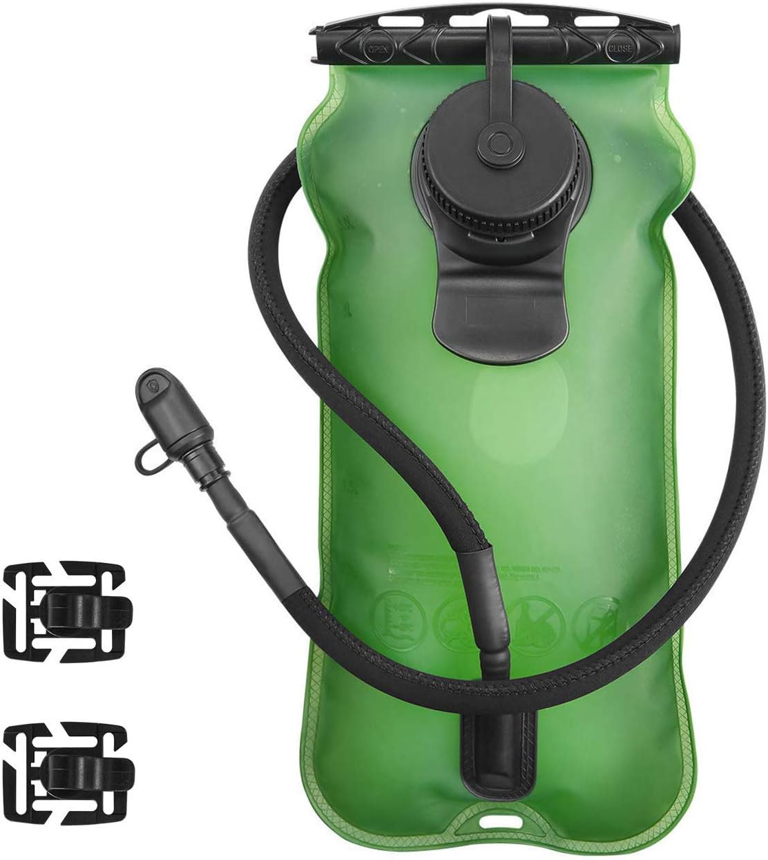 GIM 3L Hydration Bladder Spoarts Water Bladder Travel Reservoir 100oz BPA Free FDA Approved