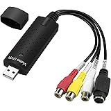 The VHS to DVD Coverter USB 2.0 Video Audio Capture Card VHS VCR TV to Digital Converter Support Win 2000/Win Xp/Win Vista/Wi