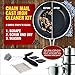 Best Value Cast Iron Cleaner Set With 5 Items: Scrub Brush + 2 Pan Scrapers + Silicone Pan Handle + Cast Iron Chainmail Cleaning Net That Will Help To Keep Your Cast Irons, Pots & Pans Super Clean