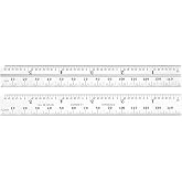 Starrett Inch Millimeter Blade Only for Combination Squares, 150mm Length | Ideal for Woodworking and Metalworking, 36 Graduation, Satin Chrome Finish, CB150-36