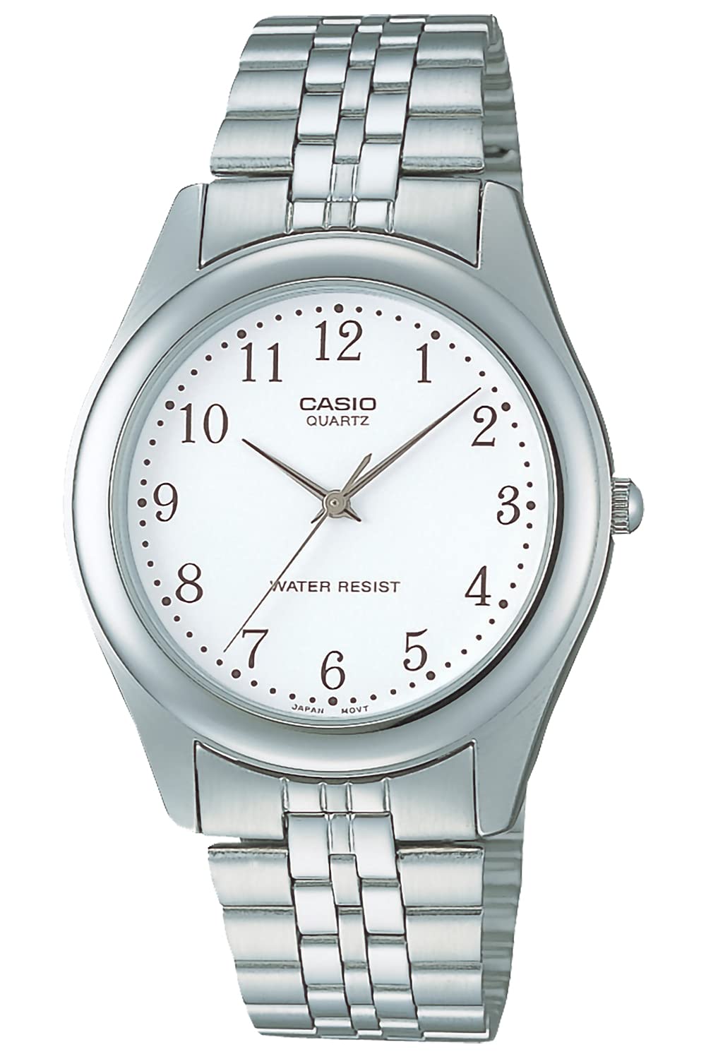 CASIO(カシオ) Watch, Collection, Analog Metal, Genuine Japan, White (fine letter), 1 piece, Newest model