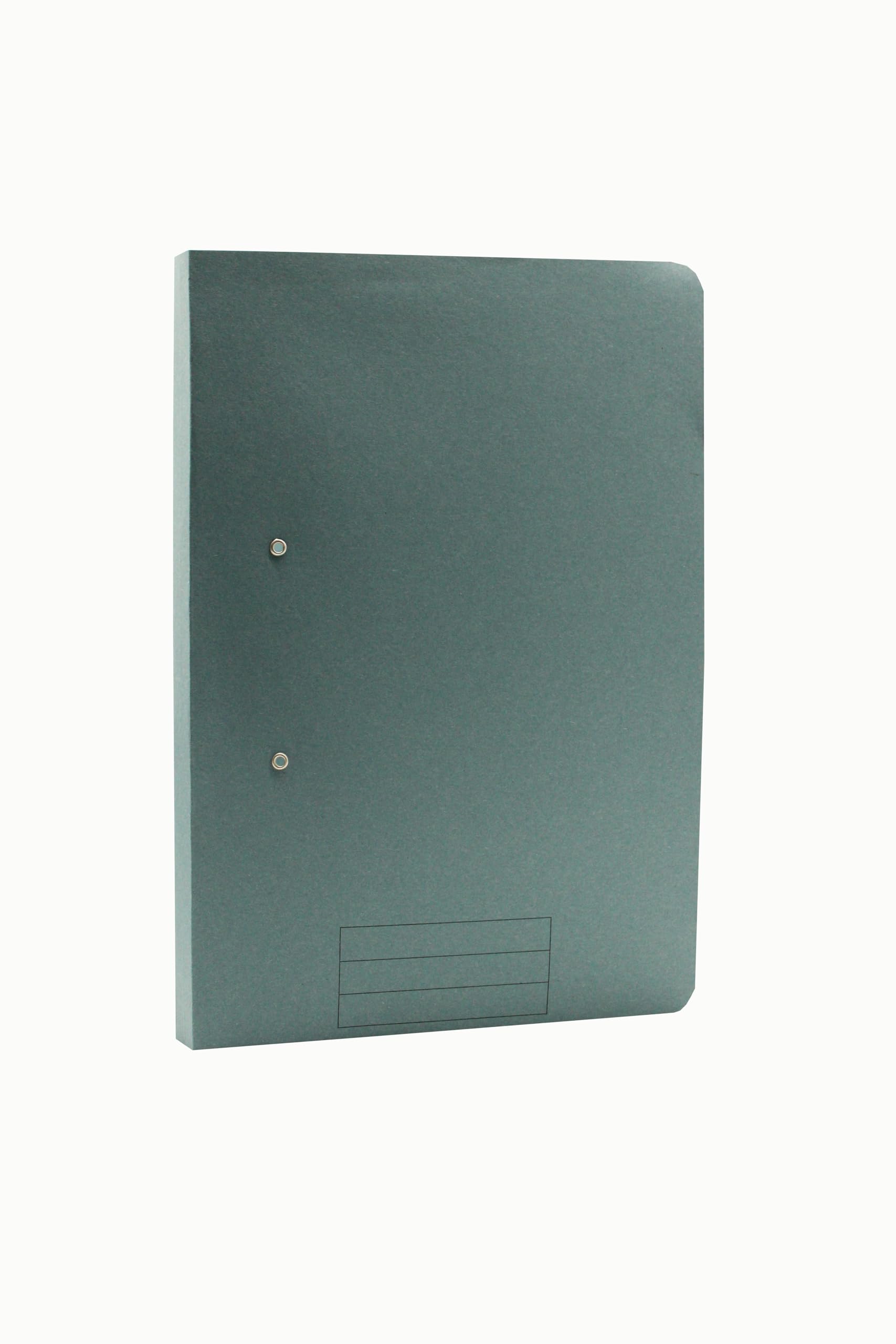 Exacompta Pocket Spiral File, 285gsm, Foolscap, Right Hand pocket - Blue, Pack of 25