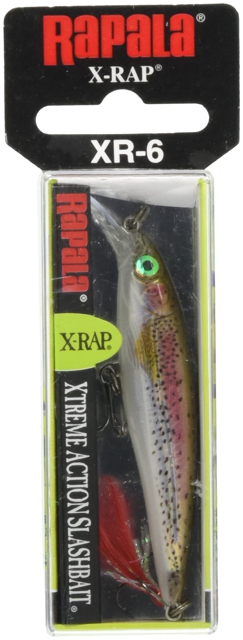 Rapala CountDown Lure with Two No. 10 Hooks, 0.9-1.8 m Swimming Depth, 5 cm Size, Live Rainbow Trout