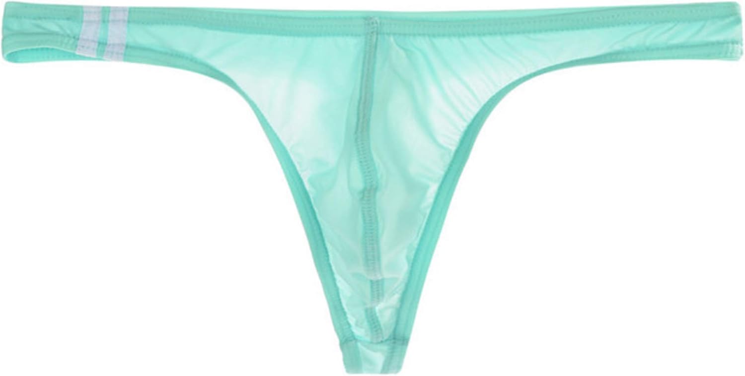 Slips Homme Sexy En Soie Glacée - Transparents, Taille Basse, Respirants