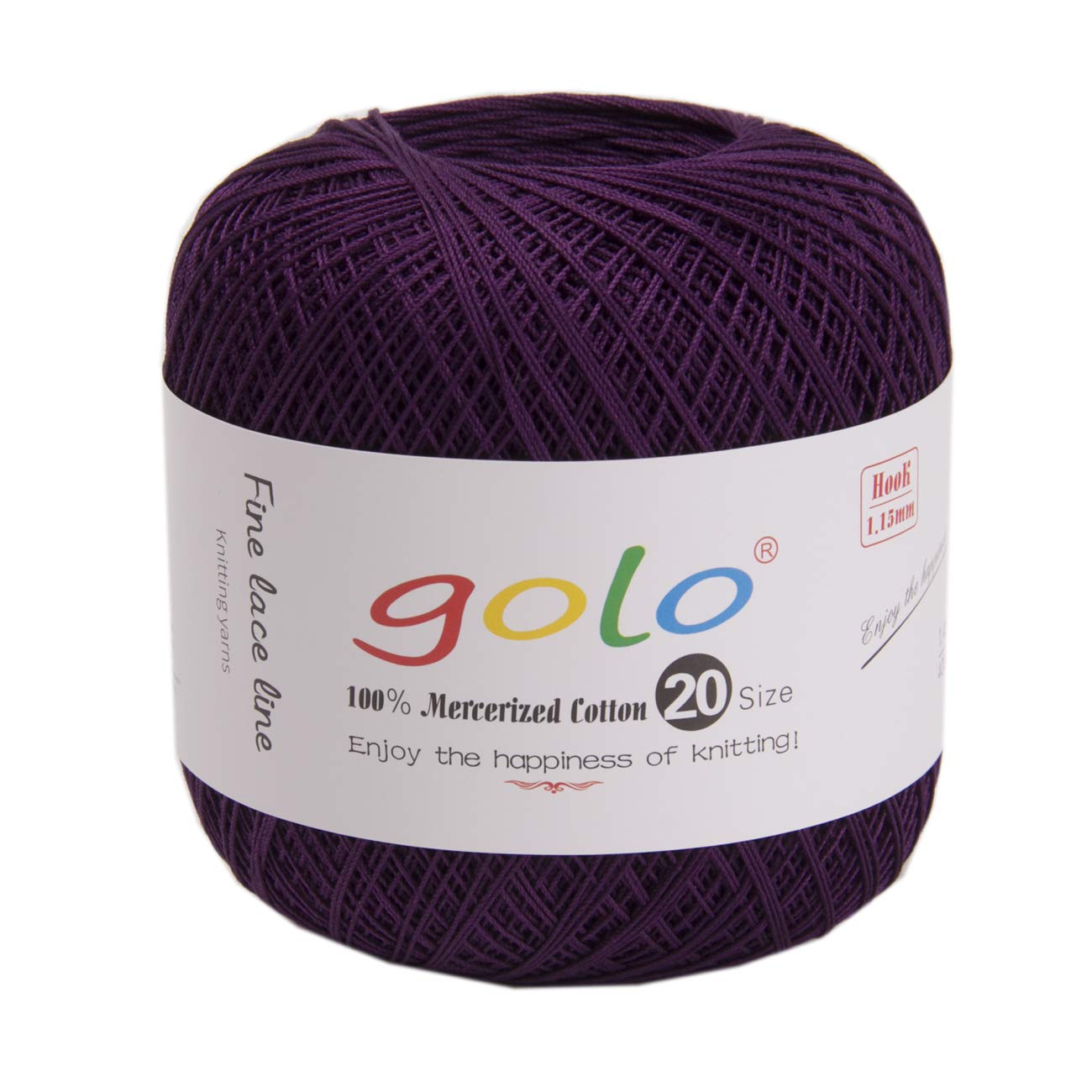 golo Crochet Thread Size 20 Yarn for Hand Knitting Embroidery Thread