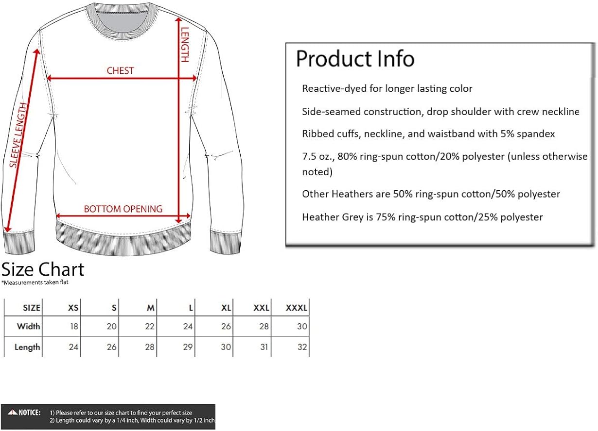 Ripple Junction It Adult Pennywise Balloon Cotton Polyester Crew Sweatshirt: Clothing
