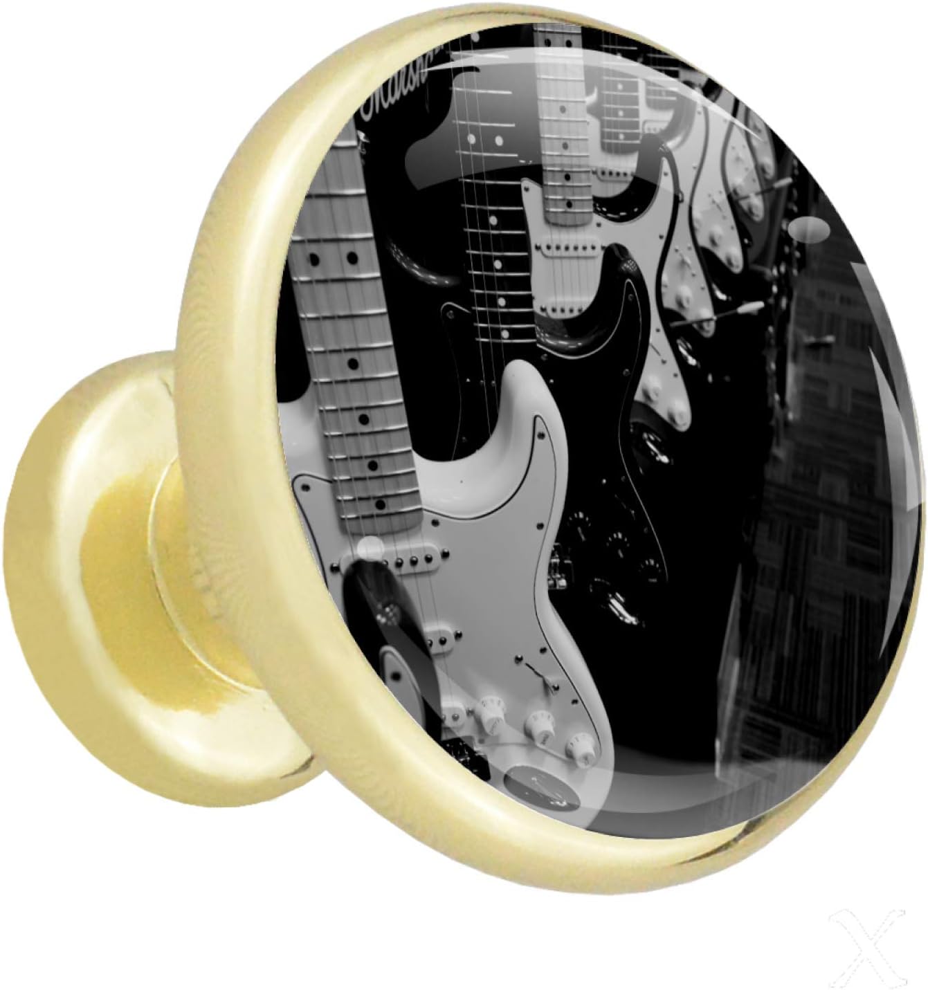 Z&Q Gold Knobs Instrument Guitar Bass Drawers knob metal modern