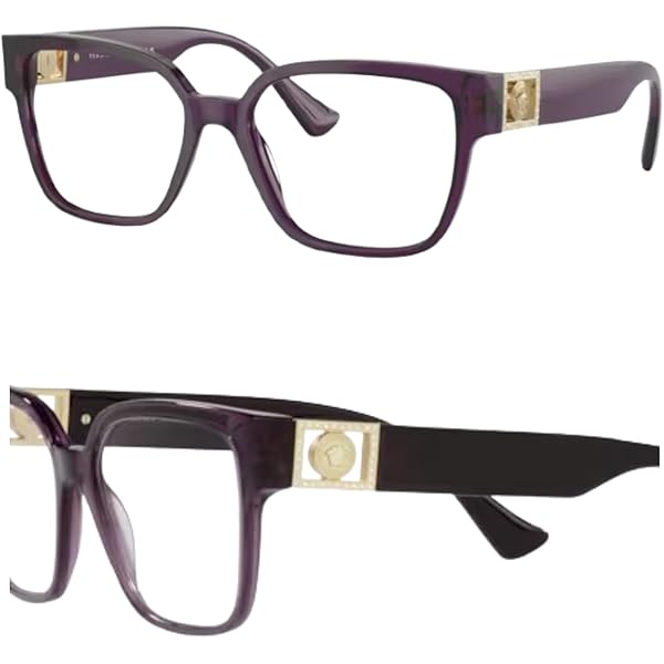 ナミィ ページ Amazon.com: Versace Eyeglasses VE 3329 B 5384 Transparent