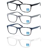 OLOMEE Blue Light Blocking Reading Glasses Men Large Oversized Square Readers Wide fit Cheaters for Men W/Big Head/Large Face