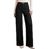Sidefeel Women's Baggy Wide Leg Jeans High Waisted Straight Leg 2025 Fall Outfits Denim Pants