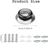 Gunwon 4 Pcs Pot Lid Knobs Stainless Steel Bakelite Replacement Handles with view 2