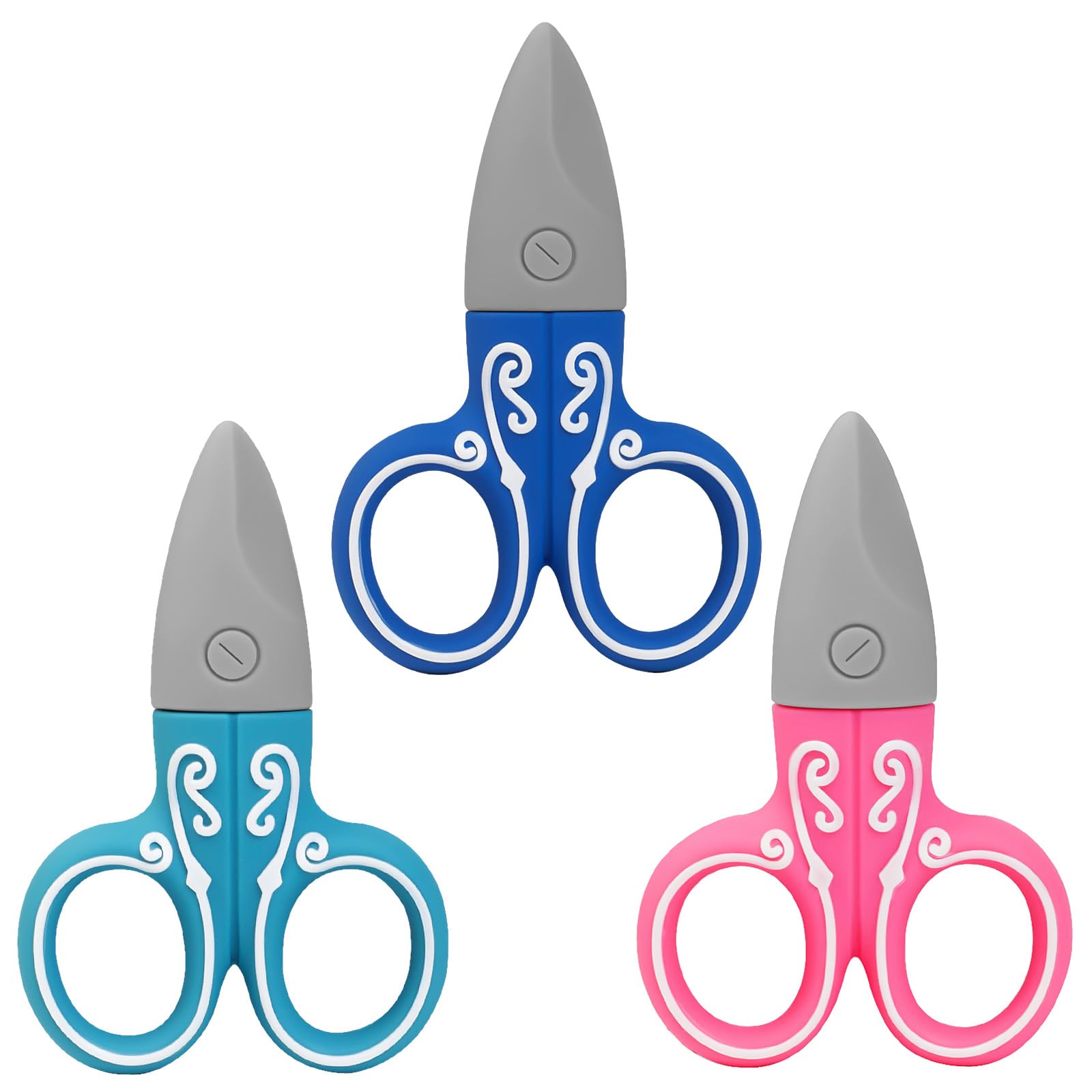 32 GB Memory Stick Cute Scissors-Shaped USB Flash Drive Pack of 3 Pcs Pendrive Gifts for Students and Children