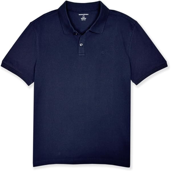 Banana Republic Mens 710638 Standard Fit Luxe Touch Cotton Two