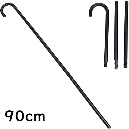 Amazon ステッキ 杖 組み立て式 収納楽々 イベント コスプレ ブラック マジック 手品 おもちゃ