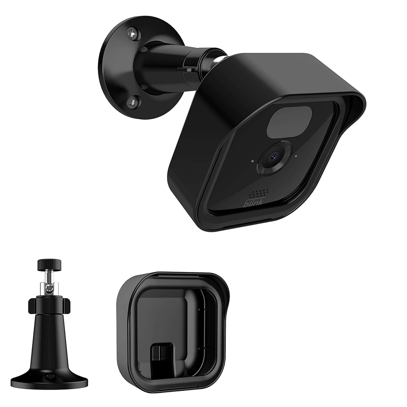 Outdoor Camera Mount, 360° Adjustable Outdoor Indoor Protective Cover Case Housing Mount Holder Stand Bracket Socket Accessories Compatible with Blink Camera System,1 Pack