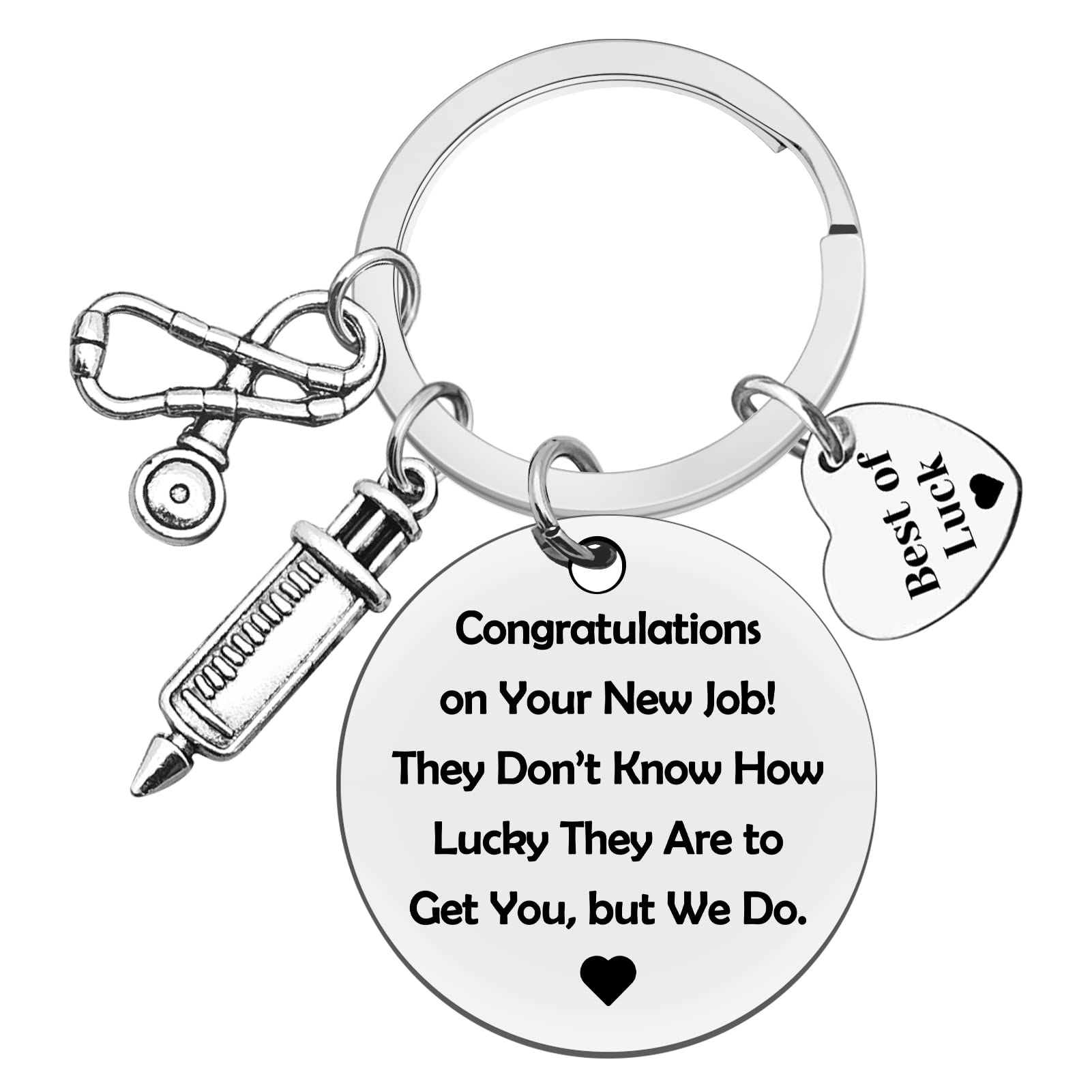 Ximalun Nurse Leaving Gifts for Colleague New Job Gifts for Nurse Congratulations on Your New Job Keyring Colleague Farewell Gifts Going Away Gifts Goodbye Gifts for Nurse Coworker