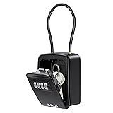 ORIA Key Lock Box, 4 Digit Combination Lock