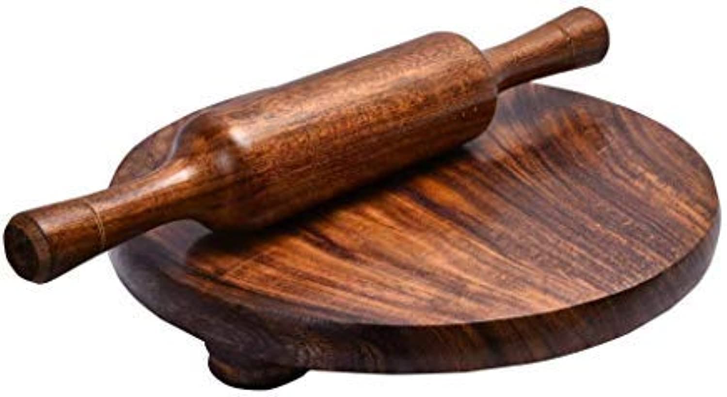 Garden Of Arts Wooden Roti Roller/Chakla-Belan/Rolling Pin Board/Rolling Pin/Wodden Polpat