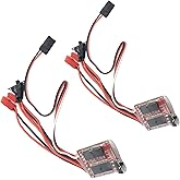 FainWan 2PCS RC-30A Brushed ESC Electronic Speed Controller w/Brake for RC Car Boat Tank