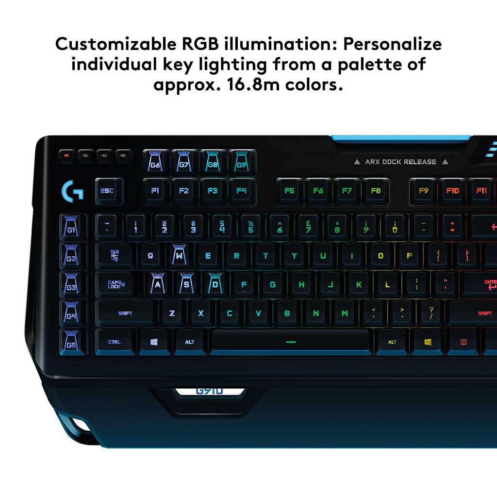 Logitech G910 Orion Spectrum Illuminated Mechanical Gaming Keyboard