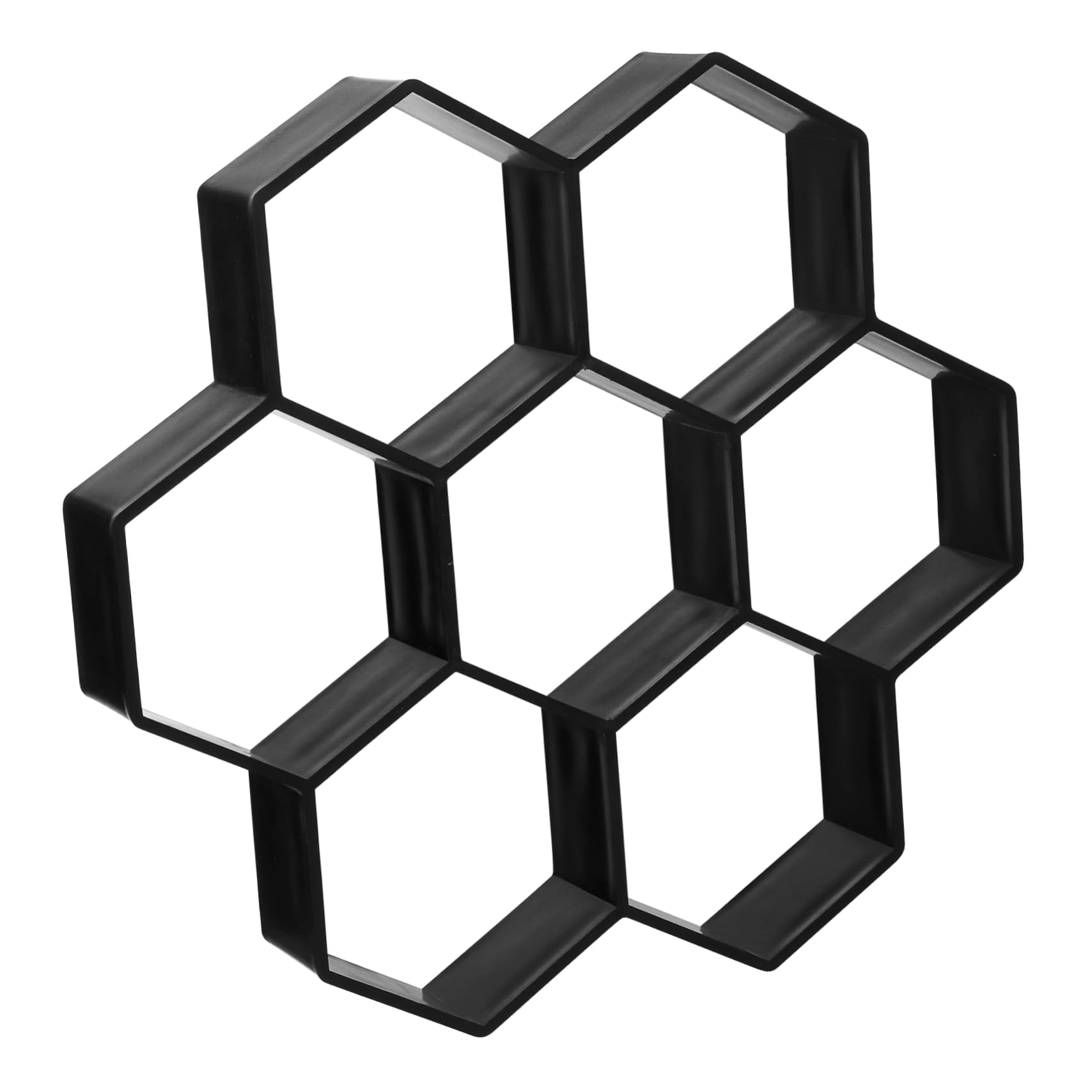 MOBUTOFU Stepping Stones Garden Paver Molds – Reusable Cement Molding Concrete Paving Mould, Round Path Maker For DIY Walkways (35.2 X 32.7 X 4.3 Cm)