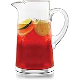 Libbey Cantina Glass Pitcher in Gift Box, 79.3 oz, Clear
