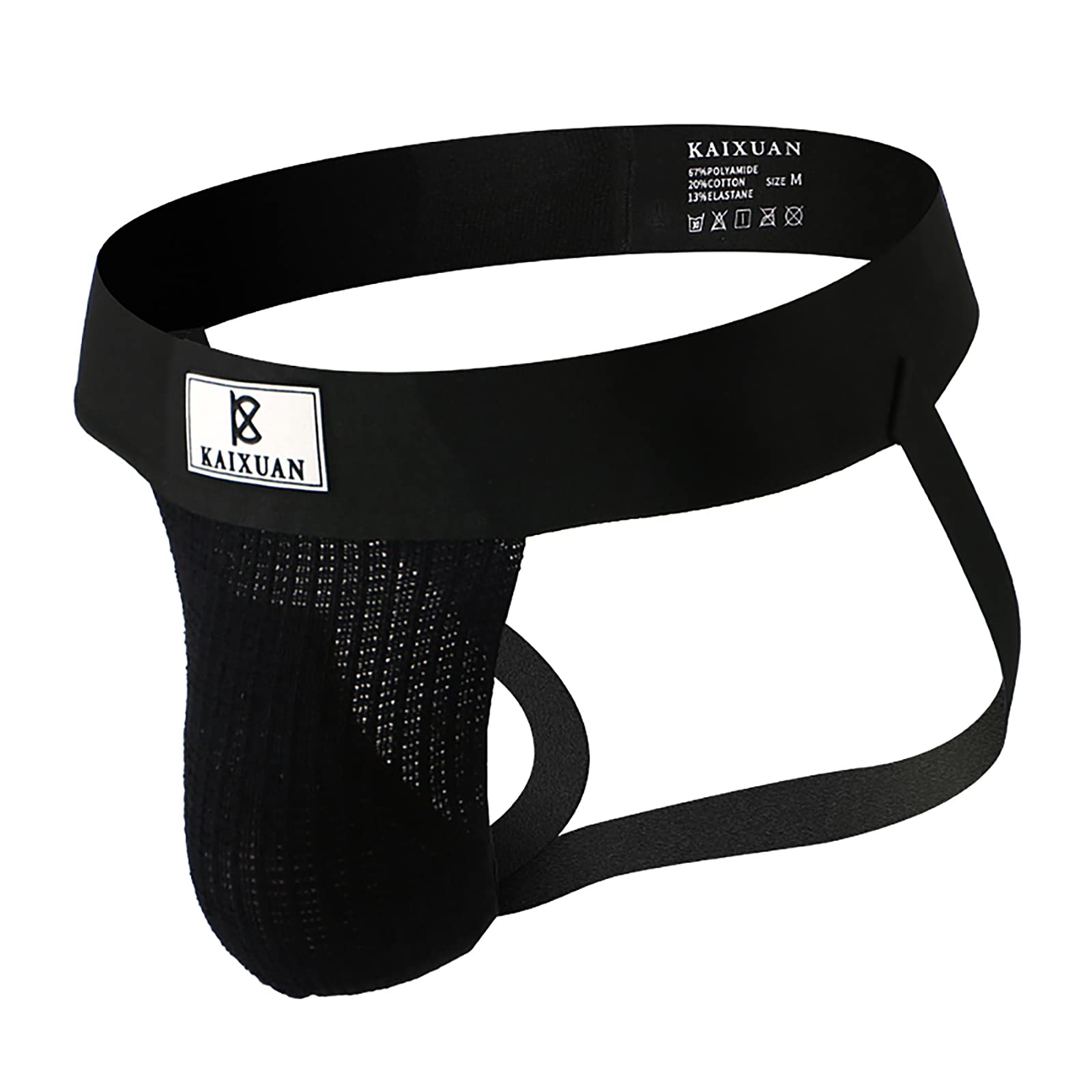 JOCKLAND Men's Jock Strap, Wide Band Mesh Male Underwear Jockstrap