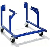 TUFFIOM 1000 lbs Engine Stand Compatible with Ford, with Wheels, Steel Structure Rolling Engine Cradle, Dolly Repair Rebuild Lift Tool Mover, Blue