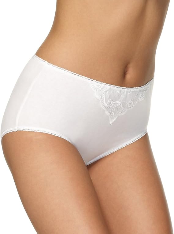 Marks and Spencer 5 Pack Cotton Rich Embroidered 3586 High Rise Midi