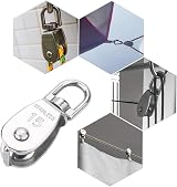 MERYSAN M15 Single Pulley Block 12Pcs 304 Stainless Steel Swivel Lifting Rope view 7