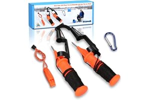 Boaton Ice Safety Picks, Safety Kits for Ice Fishing and Ice Skating, Save You from Falling Into Ice, Floating and Safe to Use