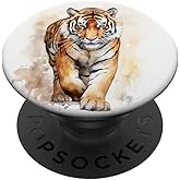 Tiger Watercolor PopSockets Adhesive PopGrip