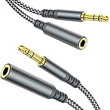 MCSPER Headphone Extension Cable, [2-Pack, 3.3ft