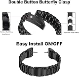 TOPsic Stainless Steel Band for Garmin Fenix 5 6 7 Instinct Forerunner 935 945 view 4