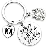 LHPYQ Happy Birthday Keychain Gifts for Women Men,Inspirational Presents for Boys Girls Him Her