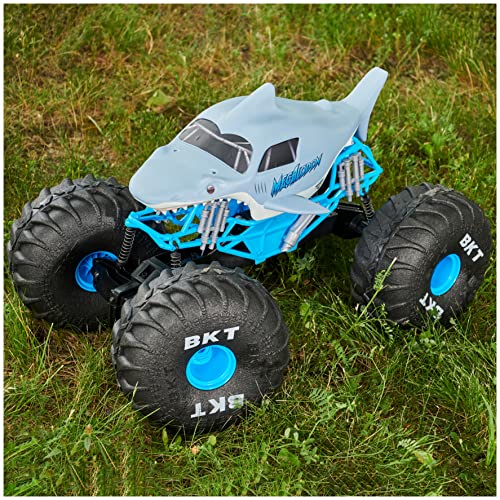 Monster Jam, Official Mega Megalodon AllTerrain Remote Control Monster Truck for Boys and Girls