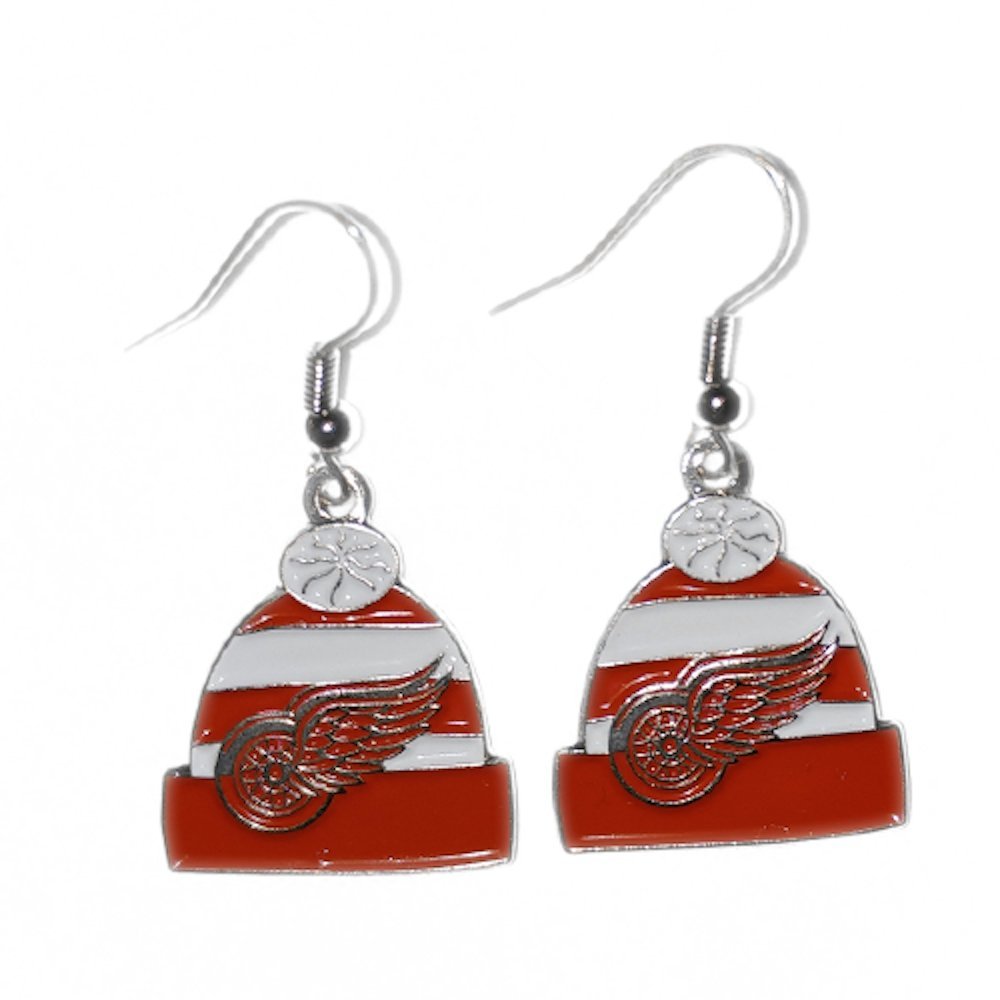 NHL Womens NHL Knit Hat Dangler Earrings