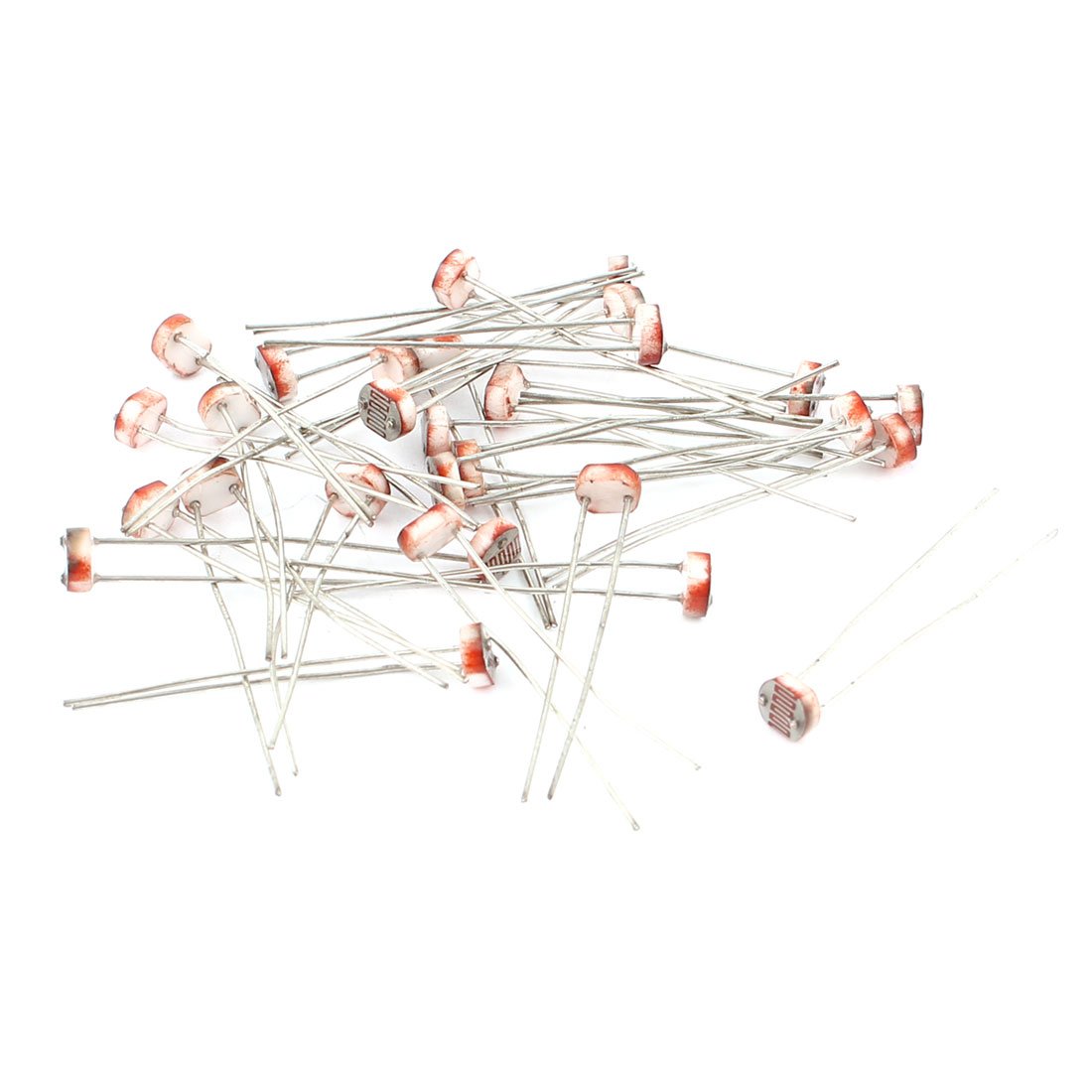 Sourcingmap 5 mm Light Dependant Photo Resistor - Silver (30-Piece)