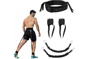 hllonn Vertical Jump Trainer - Leg Strength Resistance Bands for Speed, Agility, and Jump Training - Ideal for Basketball, Vo