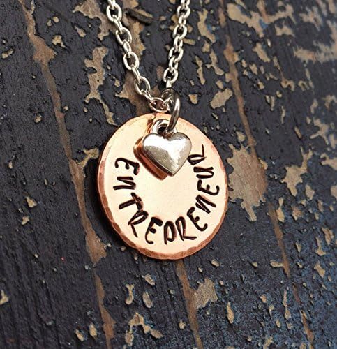 Entrepreneur Dainty Necklace With Heart Charm