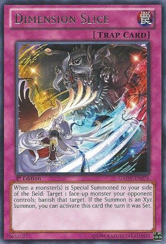 Yu-Gi-Oh! - Dimension Slice (GAOV-EN076) - Galactic Overlord - Unlimited Edition - Rare