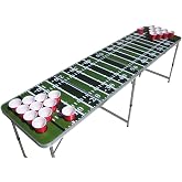 Football Field Game Pong Table with Predrilled Cup Holes