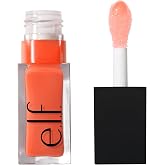 e.l.f. Glow Reviver Lip Oil, Tinted, Hydrating &amp; Non-Sticky, Coral Fixation | High-Shine Tinted Lip Oil, Hydrating, Infused with Jojoba &amp; Nourishing Oils, Glossy Formula, Vegan &amp; Cruelty-Free