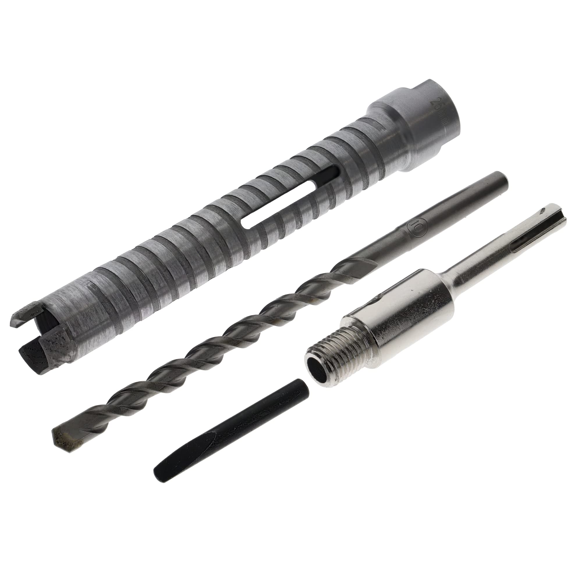 PRODIAMANT diamond core bit ø 25mm effective length 150mm with SDS adapter laser welded for dry drilling in concrete