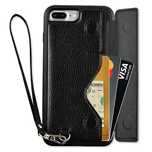 iPhone 7 Plus Wallet Case with Wrist Strap