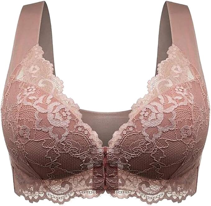 Women's Comfort Bras,Girl Pure Color Lace Trim Bralette