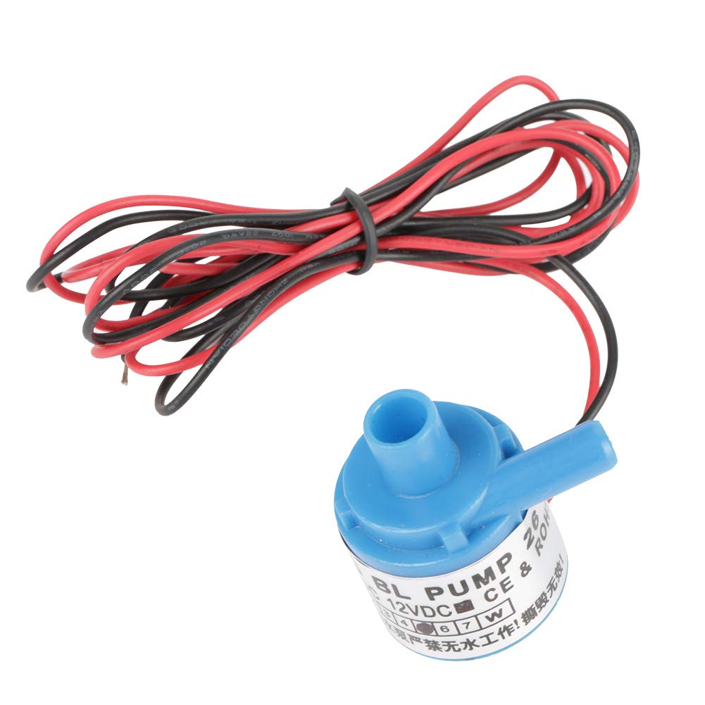 Mini Food Grade Brushless Waterproof Submersible Pond Pump 12V DC 5W for Fish Tank Water Feature Aquarium Fountain Medical Instruments