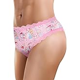 Littleforbig Unisex Hipster Lace Briefs Unicorn Dreams Panties Cotton Shaping Tucking Gaff Briefs