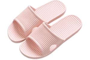 VIDSID Shower Slippers for Women Men, Quick Drying Lightweight Non Slip Open-toe EVA Travel-friendly Breathable Shoes Slide Slippers for Bathroom,House Slipper,Outdoor